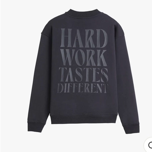 Gran Coramino Tequila Black HARD WORK TASTE DIFFERENT Crewneck Size XL - Picture 2 of 10